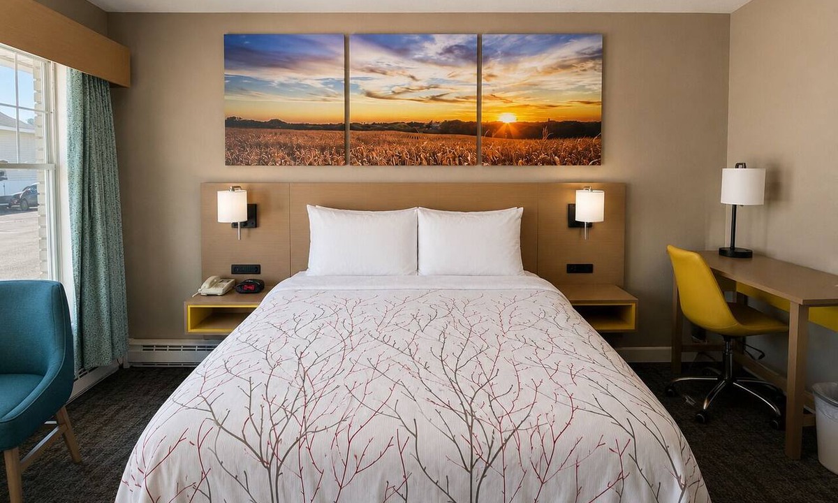 Cheboygan Apartment | 2-bedroom suites at continental inn downtown cheboygan