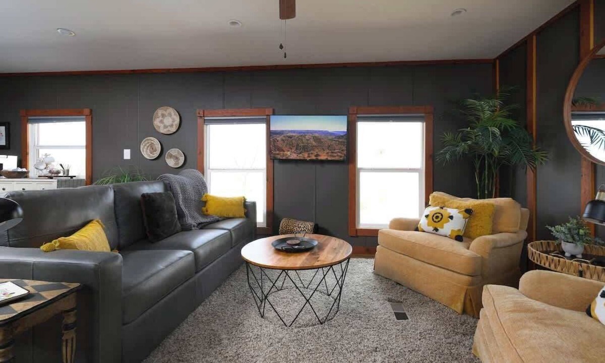 Canyon House | 3BR Sleep 6 PALO DURO CANYON Bunker Cabin Pet OK
