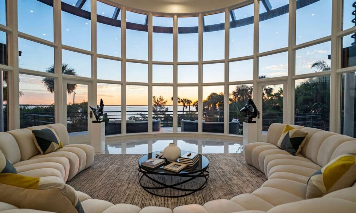 Fort Pierce Villa | 9K SF Waterfront Mansion, Pool, Boat Dock, Theater