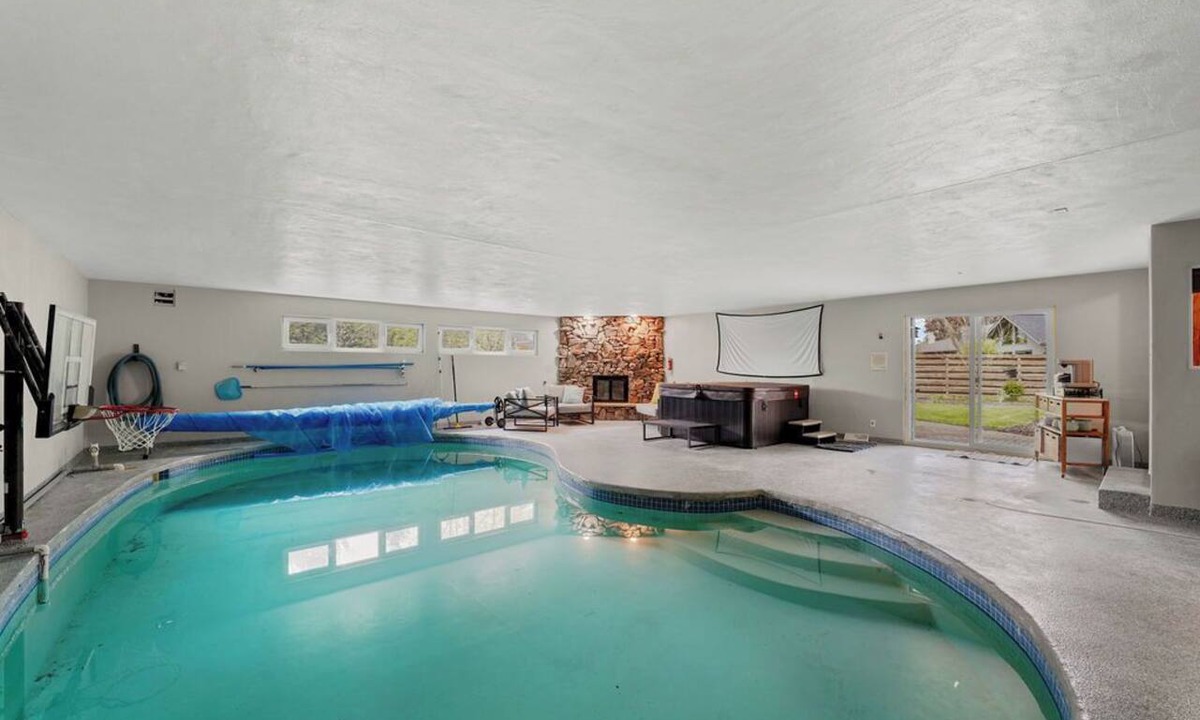 Fond du Lac House | Alpine Retreat with INDOOR POOL and hot tub