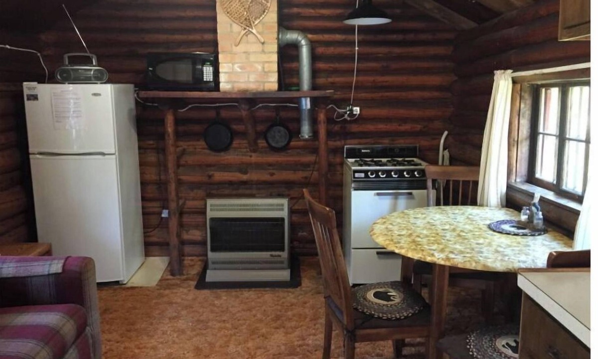 Northome Cabin | Authentic Log Cabin Pet Friendly Northshore Bay Resort Island Lake