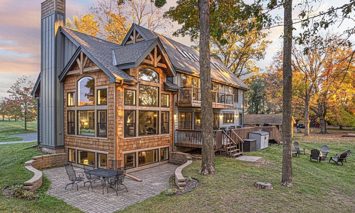 Balsam Lake Cabin | Balsam Lake Cabin - Game Room, Large Dock, Sunsets, Swimming Area, Waterslide
