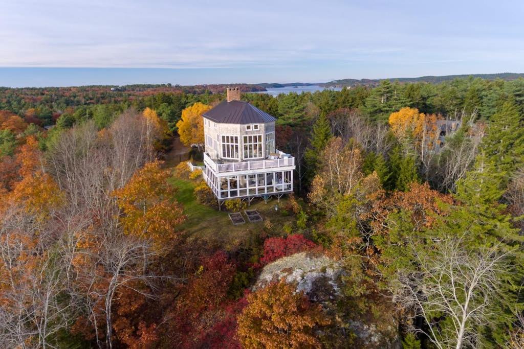 Phippsburg House | Bayfront home with 270-degree views, large deck & porch - near Popham Beach