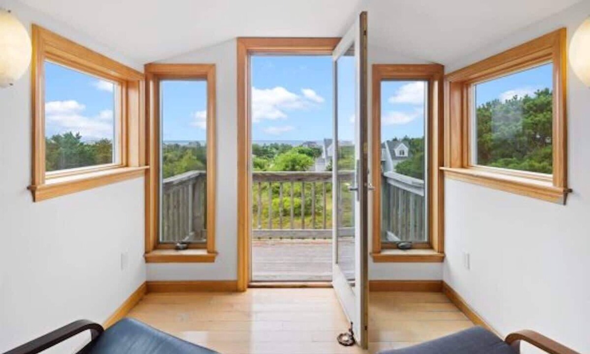 North Truro House | Beautiful modern two story home with views of Cape Cod Bay