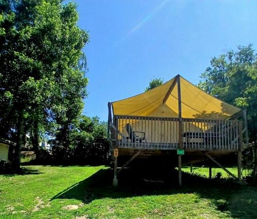 Logan Other | Beautiful Tented Cabin Nestled Amidst Trees with Incredible Hiking Trails Near in Logan, Ohio