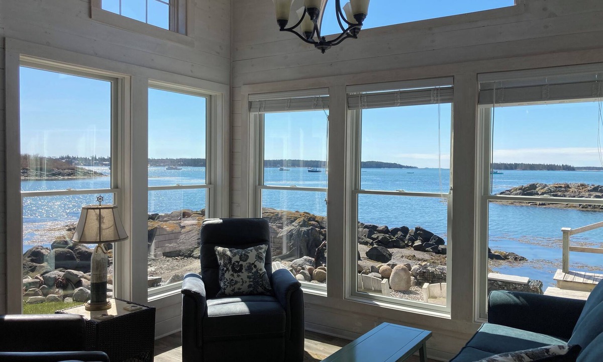 Jonesport Cottage | Beautifully Renovated Ocean Front Cottage With Spectacular Views.