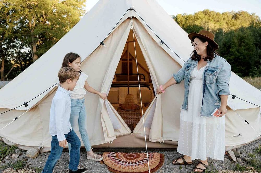 Boyne Falls RV Rental | Big Top Bell Tent in Boyne Falls, MI