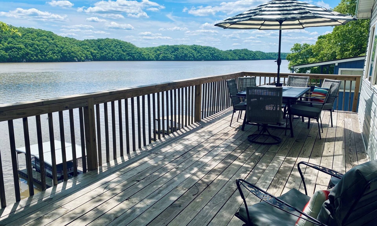 Stover Cabin | Bring your boat! Your private dock and boat slip at Lake of the Ozarks!