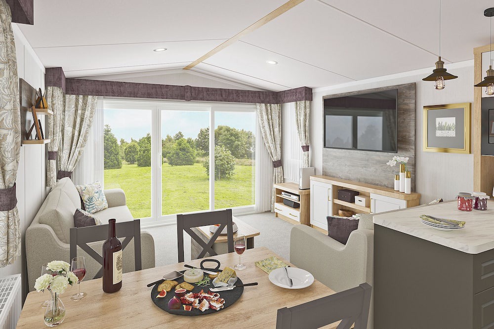 Waren Mill House | Caravan with one double and two twin.