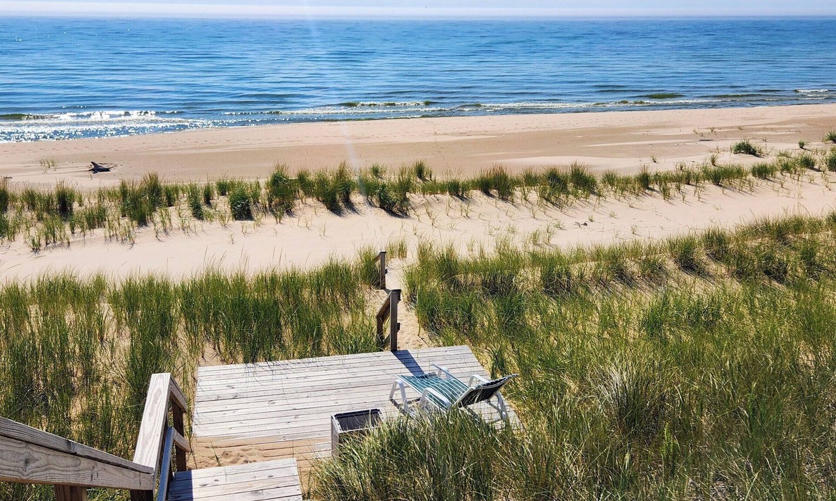 Shelby Cottage | Clean, comfortable, casual cottage just steps from your own Lake Michigan beach