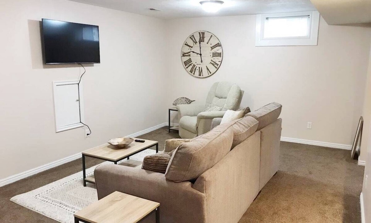 Ogden House | Cozy Basement Apt near Resorts and Downtown Ogden