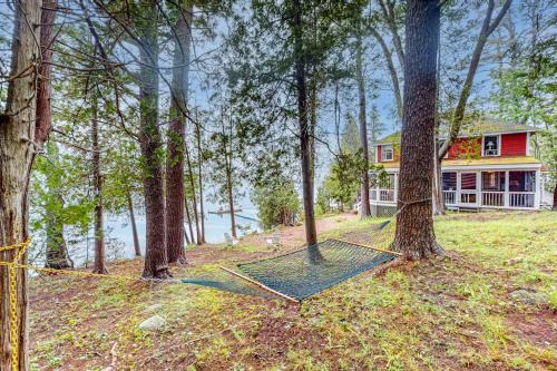 West Bath House | Cozy, Waterfront Cabin-Style Gem with Private Dock and Lovely Views