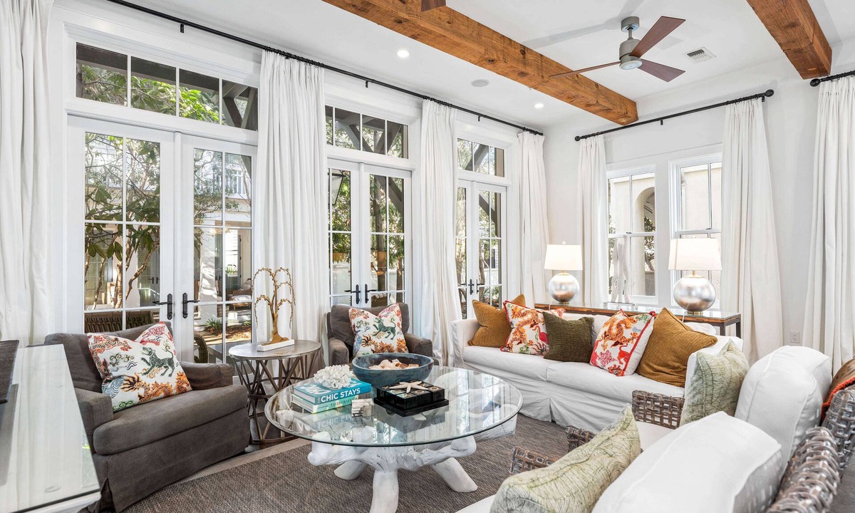 Rosemary Beach House | Designer Cottage Next to the Heated Sky Pool and Fitness Center, with EV Charger