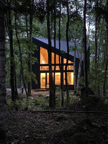 Mercer House | Distinctly modern cabin on quiet Northwoods lake