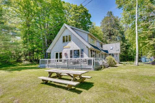 Winthrop House | Dock + Kayaks: Annabessacook Lake Retreat!