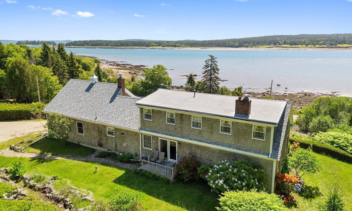 Steuben House | Dog-friendly oceanfront home with private shorefront, two fireplaces, & firepit