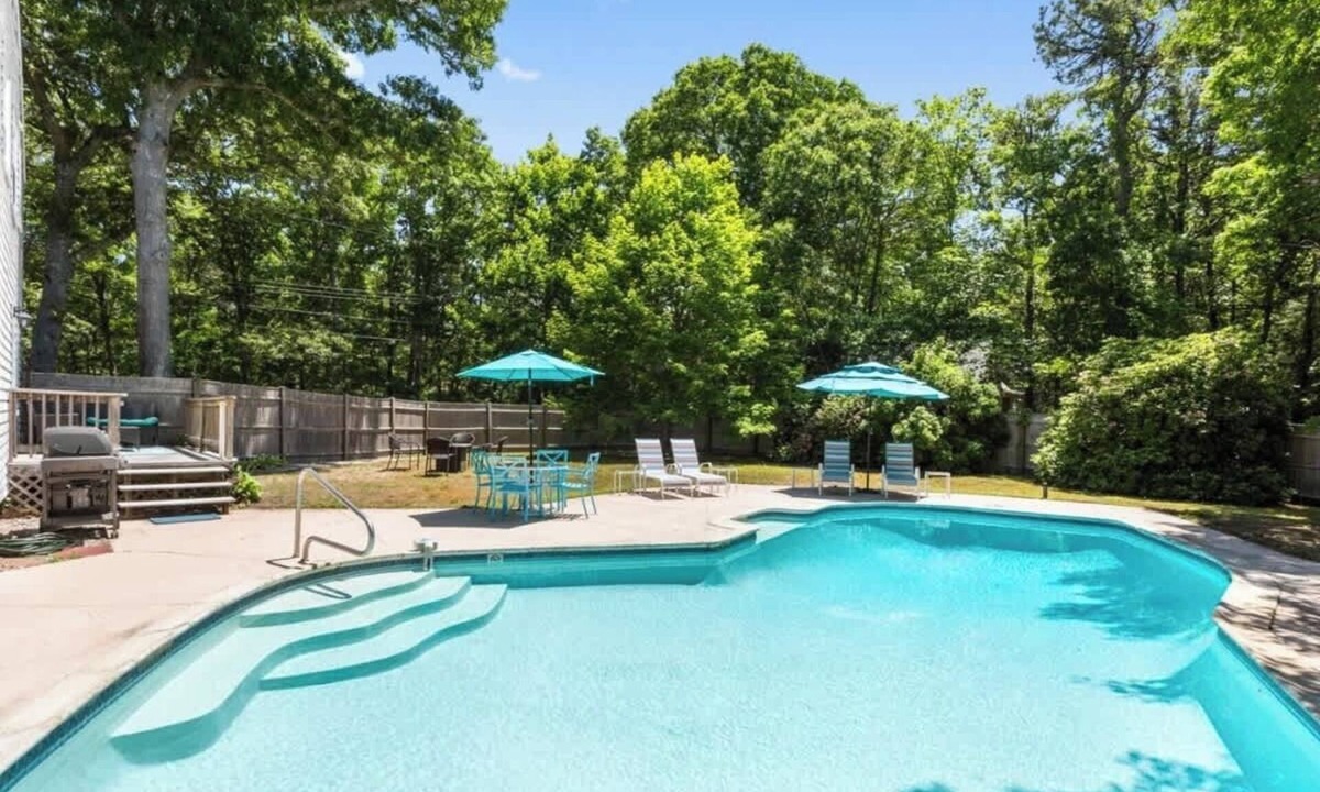 East Orleans House | Escape and Relax in this East Orleans home with magnificent in-ground heated pool