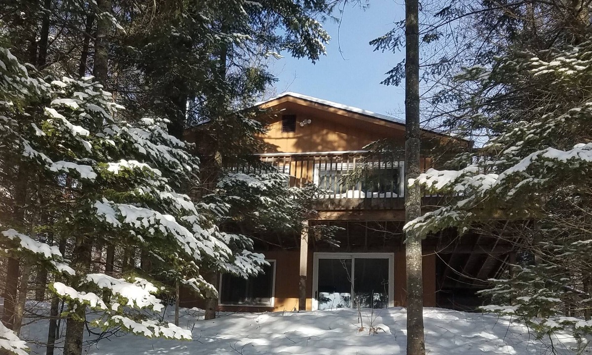 Outing Cabin | Family/pet friendly. Gorgeous views from this stunning wooded lot.