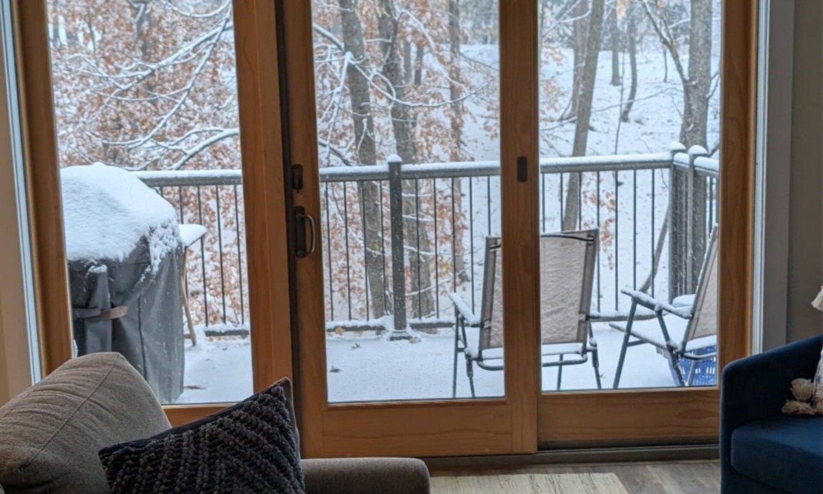 Traverse City Condo | Forest & Brook View Condo – Tranquil Porch, Minutes to TC Breweries & Cafés!