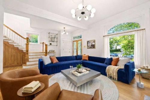 Cherokee Triangle House | Gatsby Estate Luxe 7BR Retreat with Game Room