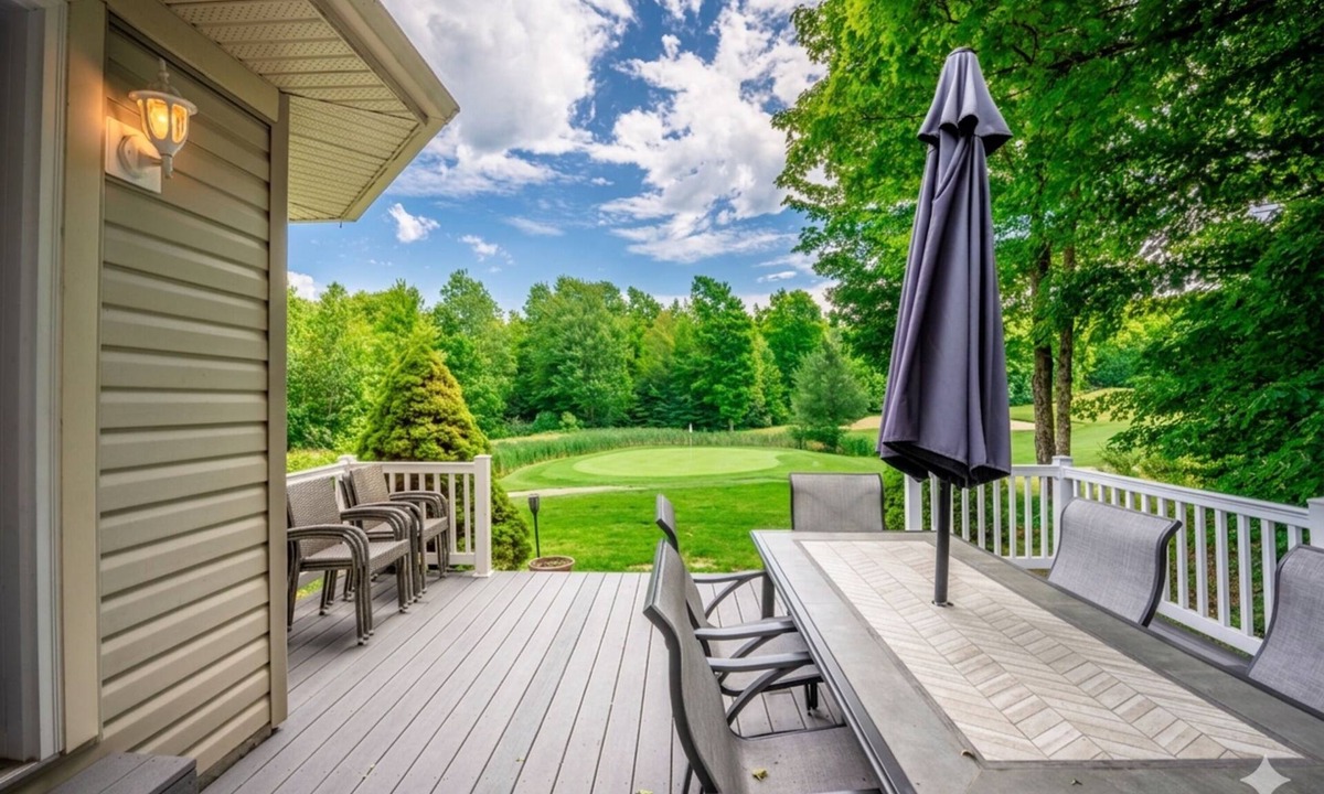 Bellaire House | Golf at Hawks Eye 8th Tee, Torch Lake, Comm Pool, Dogs Ok, Bellaire