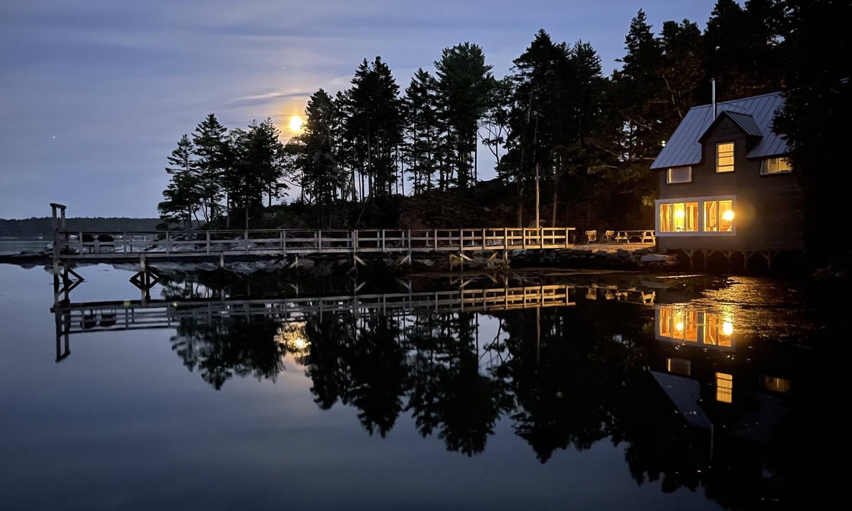 Westport House | Historic Boathouse over Water, Stunning View, Private Pier + Dock + Mooring