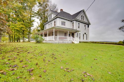 Chautauqua House | Historic Victorian Farmhouse w/Porch & Views!