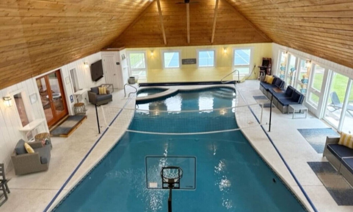Muskegon House | Indoor Pool by Lake Michigan Beaches & Grand Haven