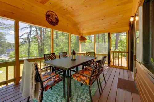 Waterboro House | 'Knotty Kabin' Rustic Waterboro Cabin By Lake