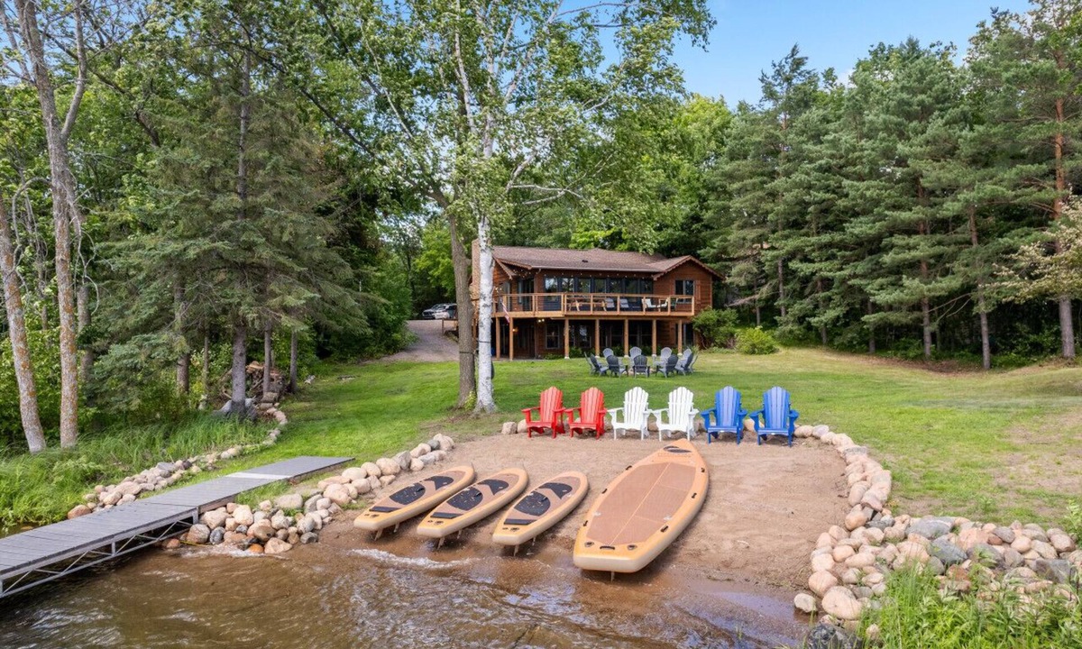 Crosby Apartment | Lake House w/Hot Tub, Game Room, Fireplace & Beach
