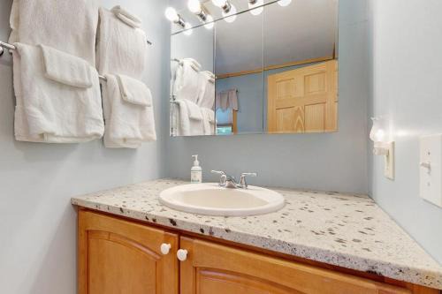 Greenville House | Lakefront home with private dock, mooring, pebble beach, grill, & firepit