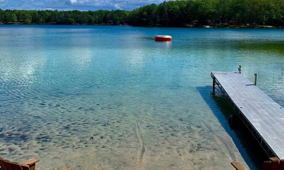 Grayling House | Lakefront Lodge on Shupac Lake! Pontoon/Sauna/More
