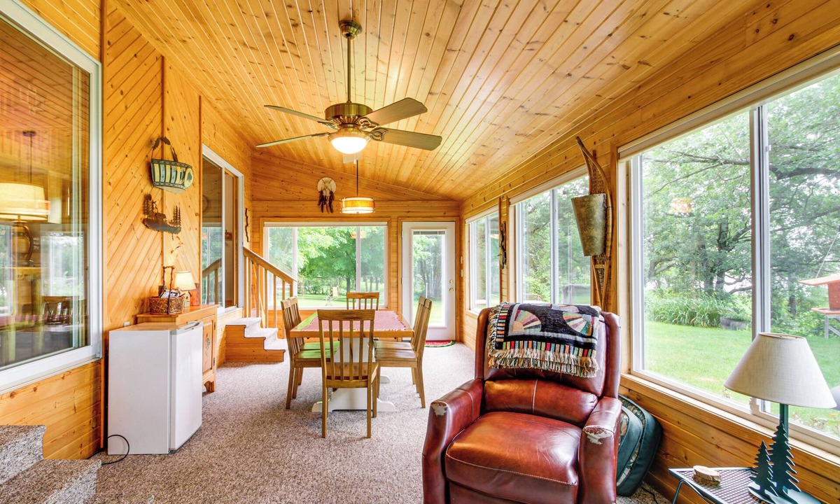 Alexandria Cabin | Lakeside Hideaway w/Swim Dock in Alexandria!