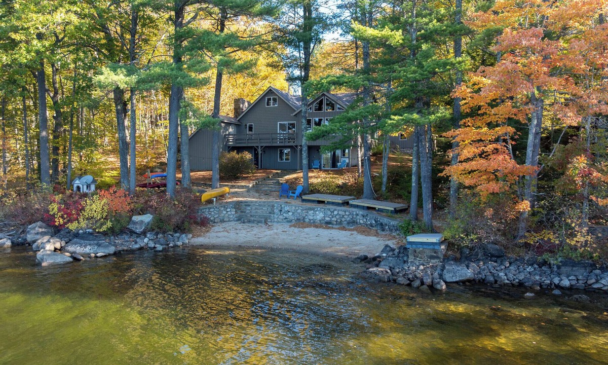 Naples House | Lakeside Retreat in Naples, ME – Private Beach, and Stunning Views!