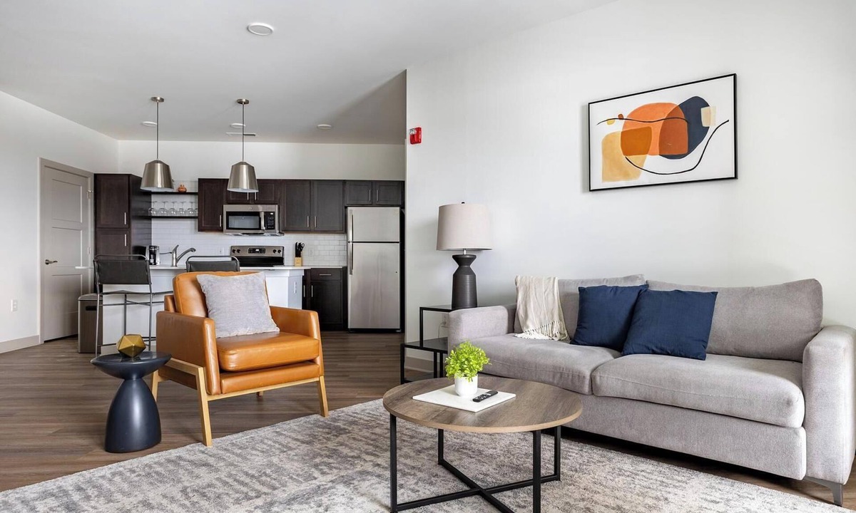 McCordsville Apartment | Landing | Stunning 2BD, Rooftop Lounge, Courtyard