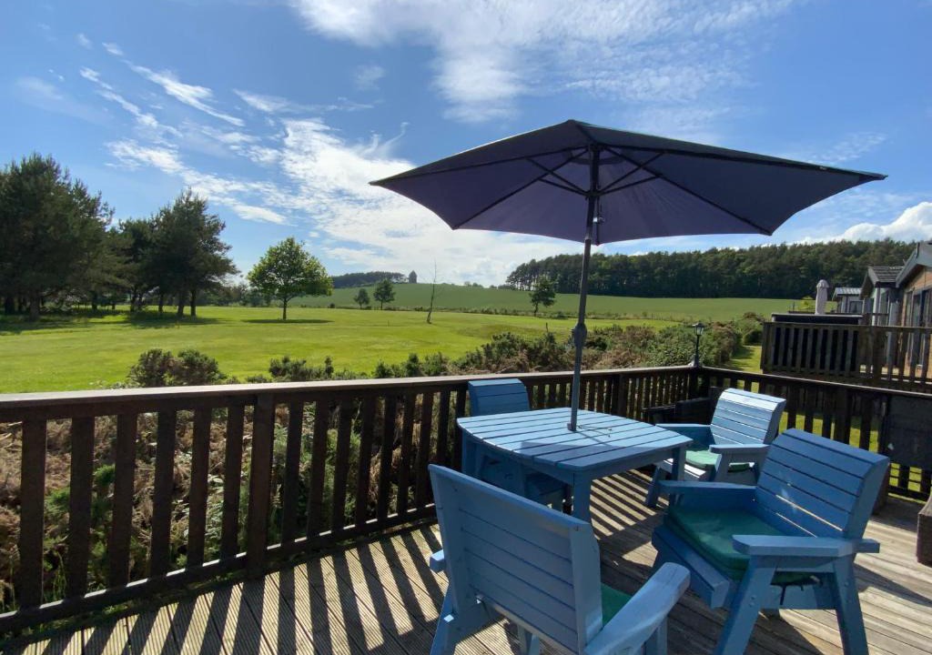 Jedburgh Resort | Lilliardsedge Luxury Lodge with beautiful Golf Course Views
