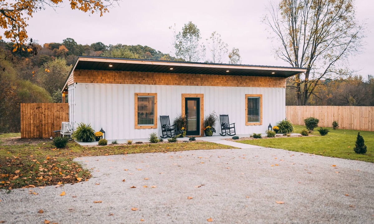New Plymouth Cottage | Luna Cottage Tiny House Shipping Container