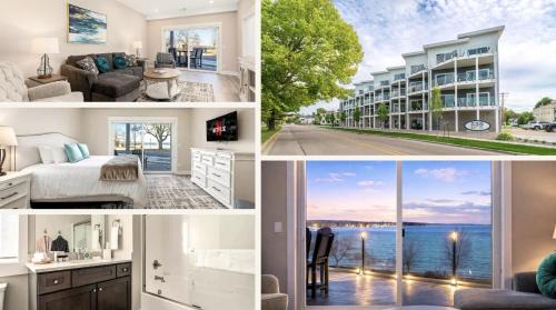 Traverse City Apartment | Luxury Downtown 2BDR Lake View 1st Floor Condo steps from Beach 102W