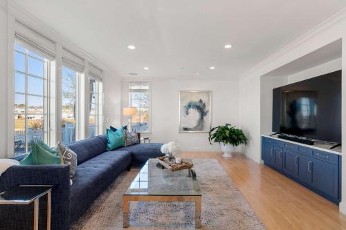 Mashpee House | Luxury Retreat w Heated Pool Large Stone Patio
