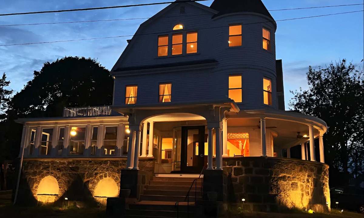 Winthrop House | Luxury Victorian near Salem: Stunning Ocean Views & Modern Elegance in 6BR Manor