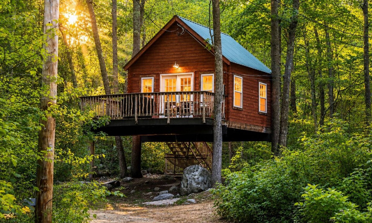 Stoneham House | Maine Treehouse-The Spruce Suite