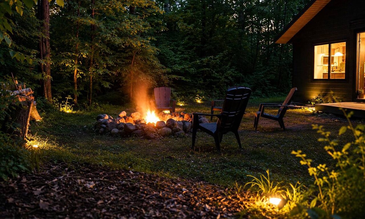Hayward Cabin | Modern Rustic Cabin - ATV & Snowmobile Trail Access - Fire Pit