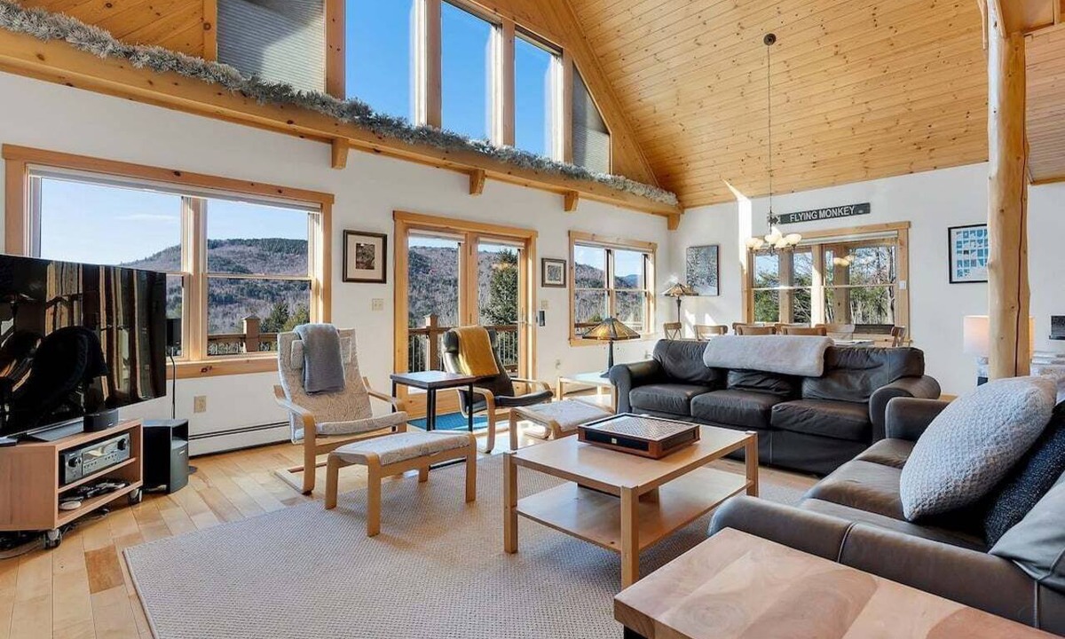 Sunday River Area House | Mtn Views, Hot Tub, Fireplace, Screened Porch