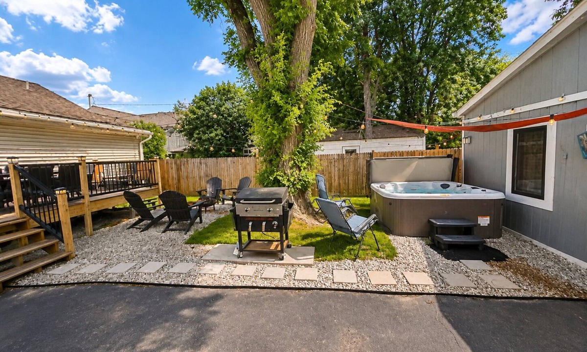 Indianapolis House | New Indy Escape Hot Tub Private Yard