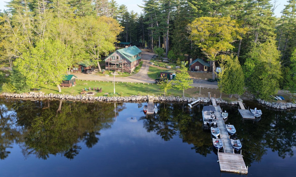 East Hancock Cabin | Nicatous Lake Lodge & Cabins - Entire Property!