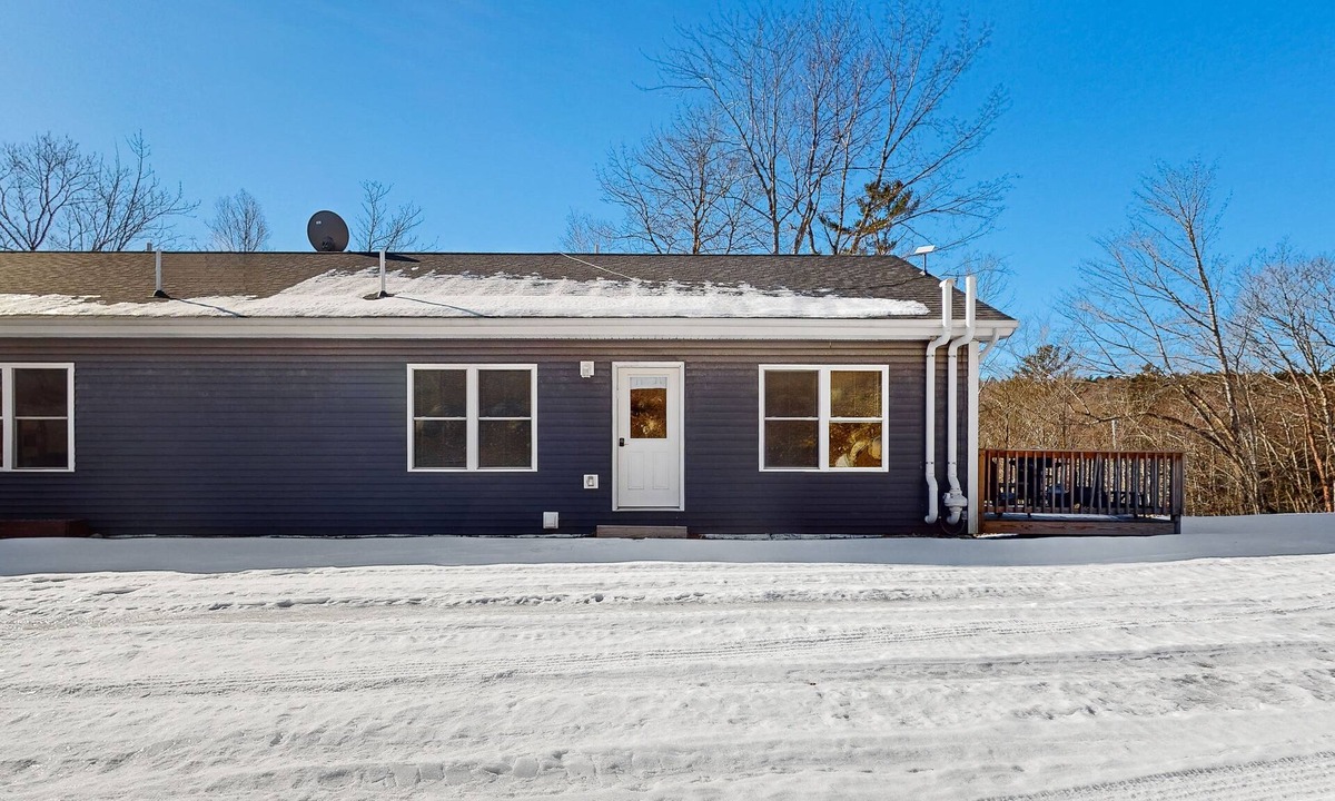 Dedham House | Peaceful duplex with private deck, peaceful views, grill, & private W/D