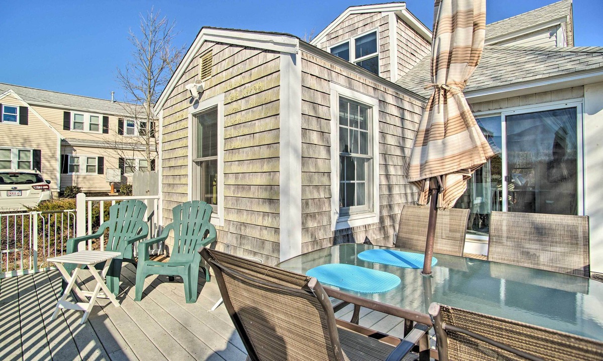 Hyannis Cottage | Pet-friendly Hyannis Home w/Deck & Stream Views!