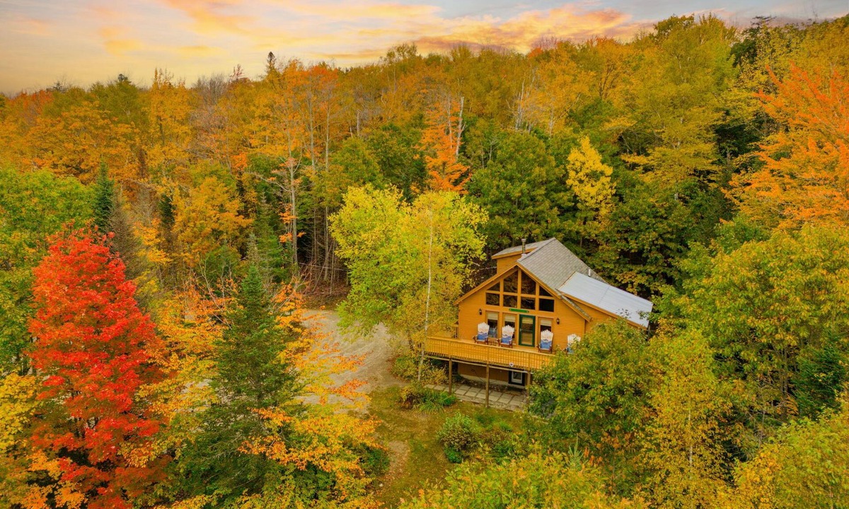Bethel Cabin | Private dog-friendly lodge with hot tub, mountain views, and fenced-in yard