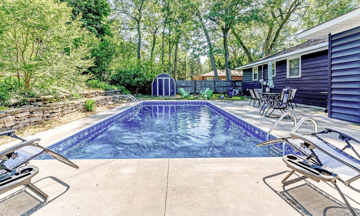 Norton Shores House | Private pool, close to Lake Michigan Beaches