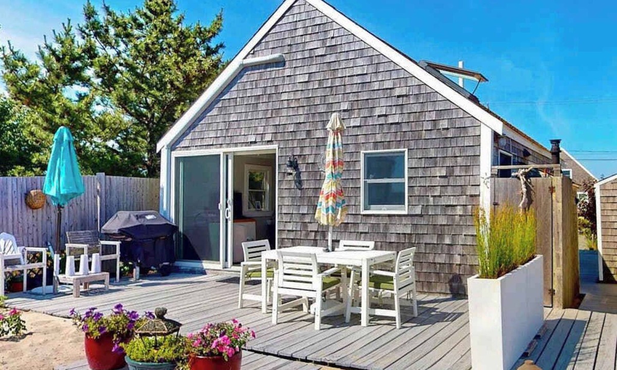 North Truro House | Quiet cottage on the beach with deck, grill, AC, & water views